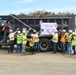 USACE deployed personnel celebrate 4,000 cubic feet of debris removal.