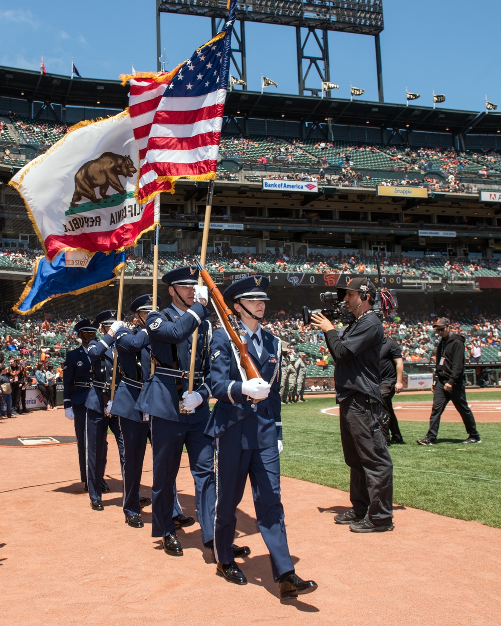 Travis AFB Honored by SF Giants