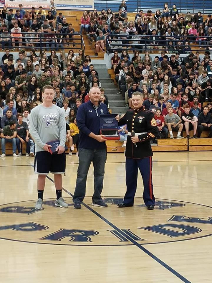 RS Albuquerque Marines Congratulate Students and Their Mentors