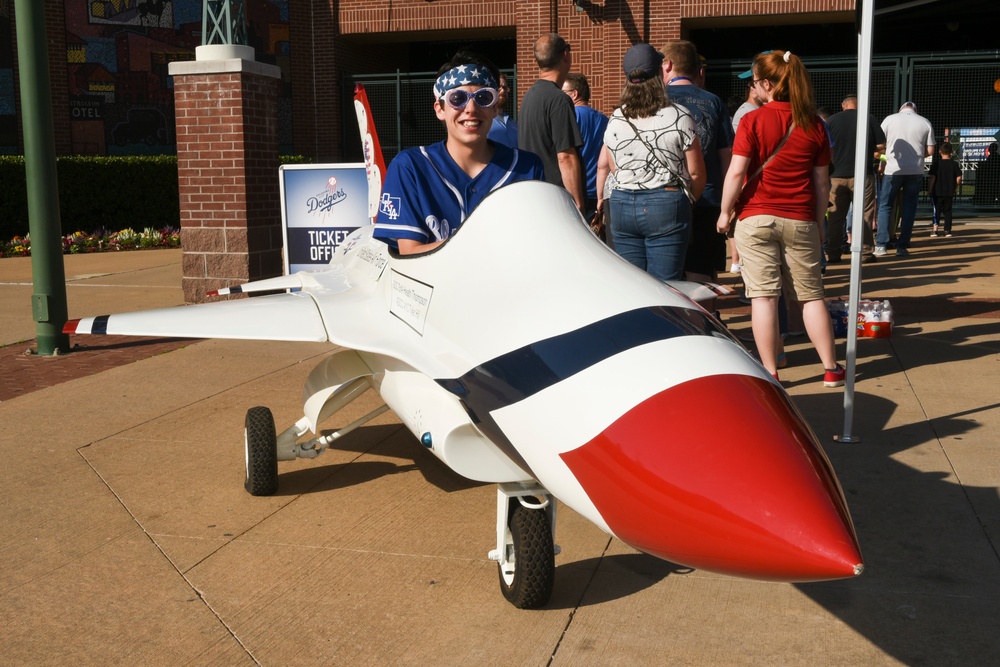 Oklahoma City Dodgers Minor League Baseball Team's Military Appreciation Night