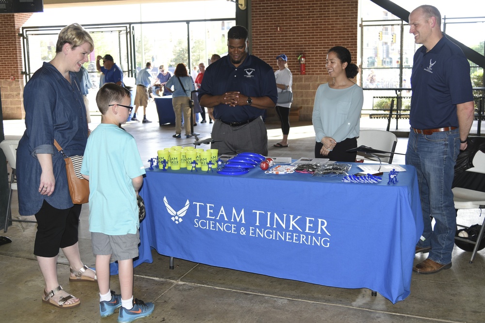 Oklahoma City Dodgers Minor League Baseball Team's Military Appreciation Night