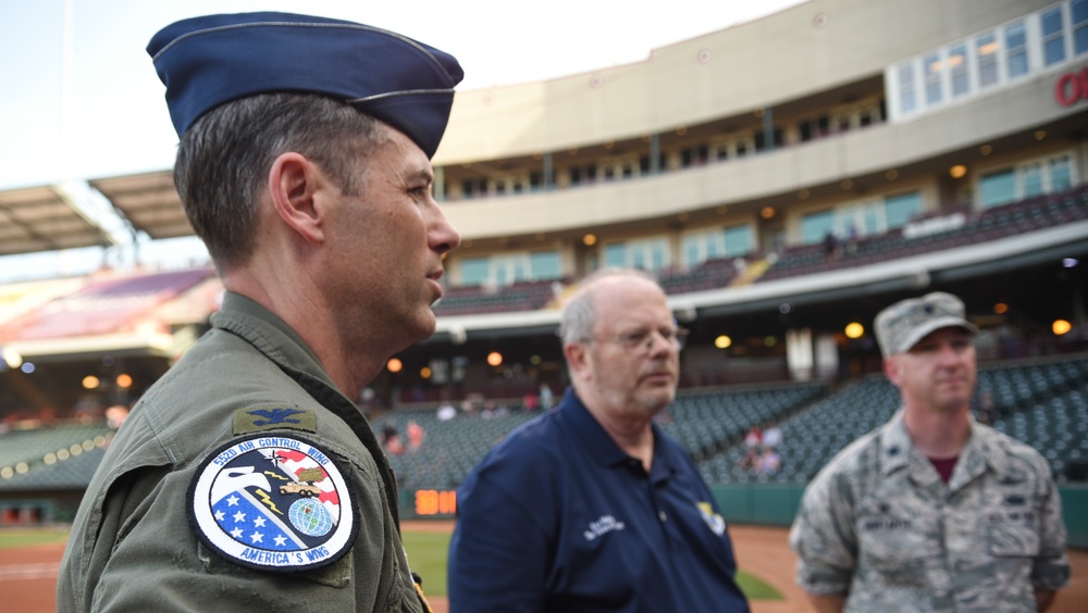 Oklahoma City Dodgers Minor League Baseball Team's Military Appreciation Night