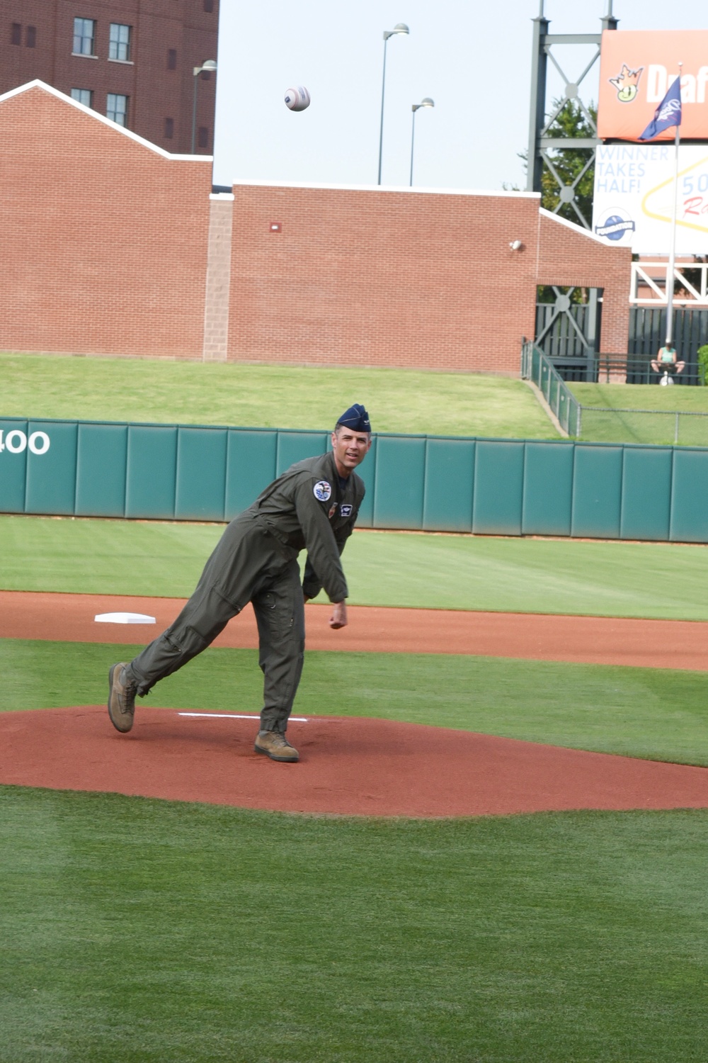 Oklahoma City Dodgers Minor League Baseball Team's Military Appreciation Night