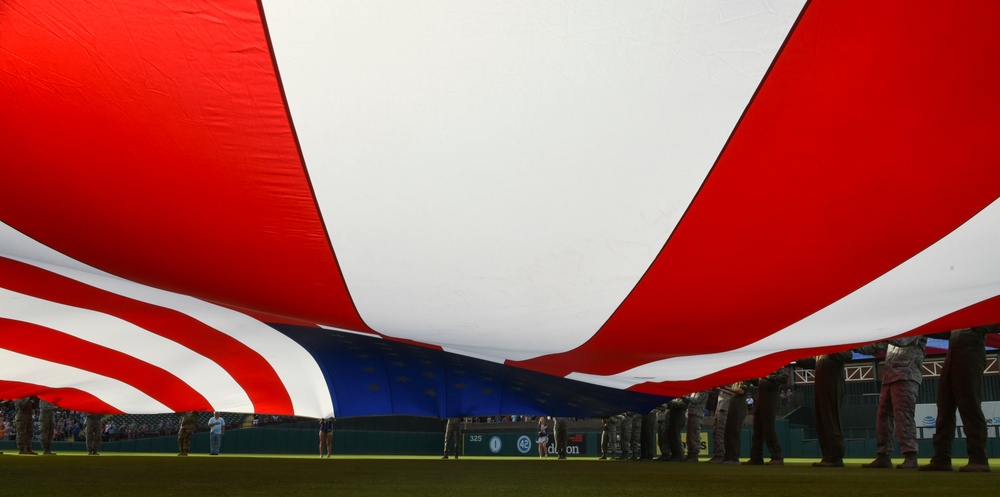 Oklahoma City Dodgers Minor League Baseball Team's Military Appreciation Night