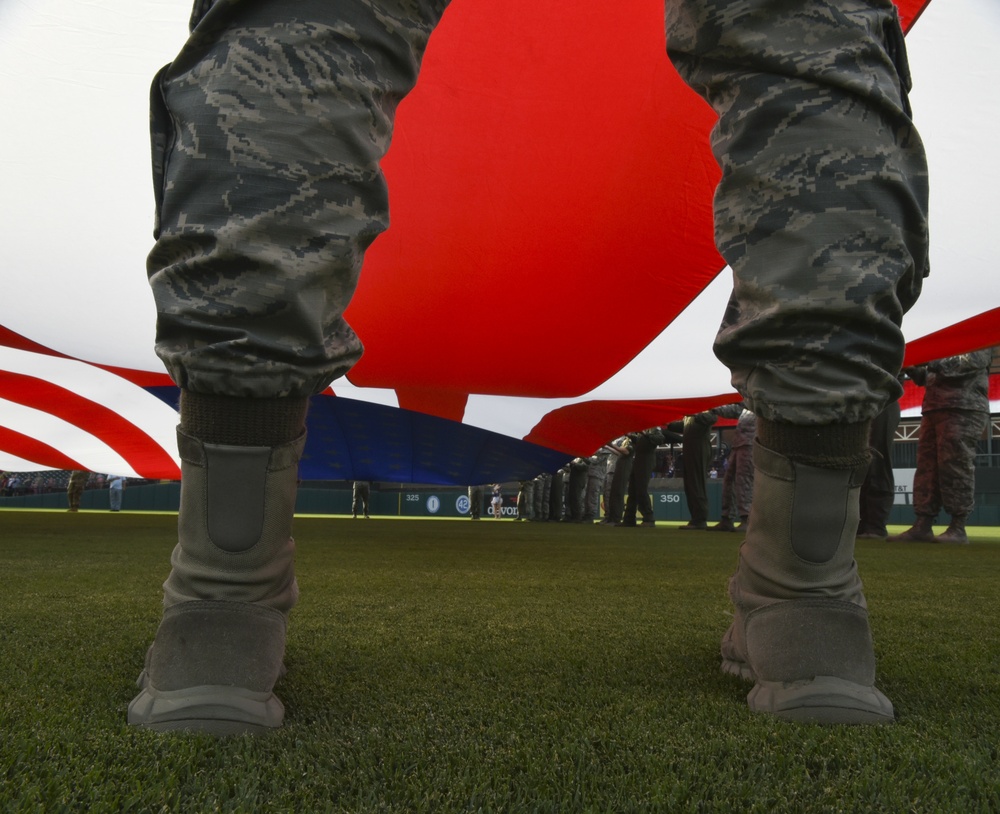 Oklahoma City Dodgers Minor League Baseball Team's Military Appreciation Night