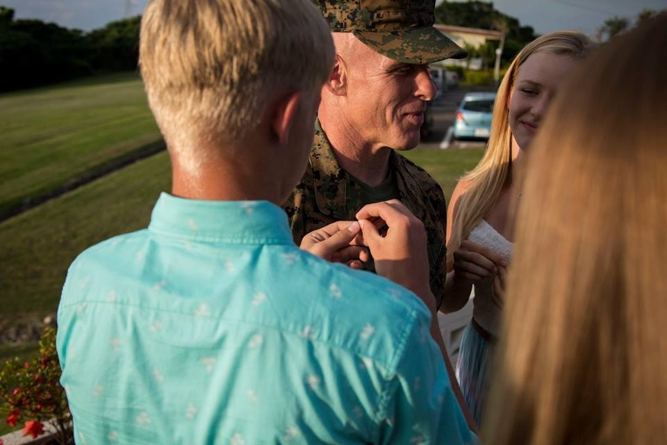 Maj. Gen. Weidley's promotion ceremony