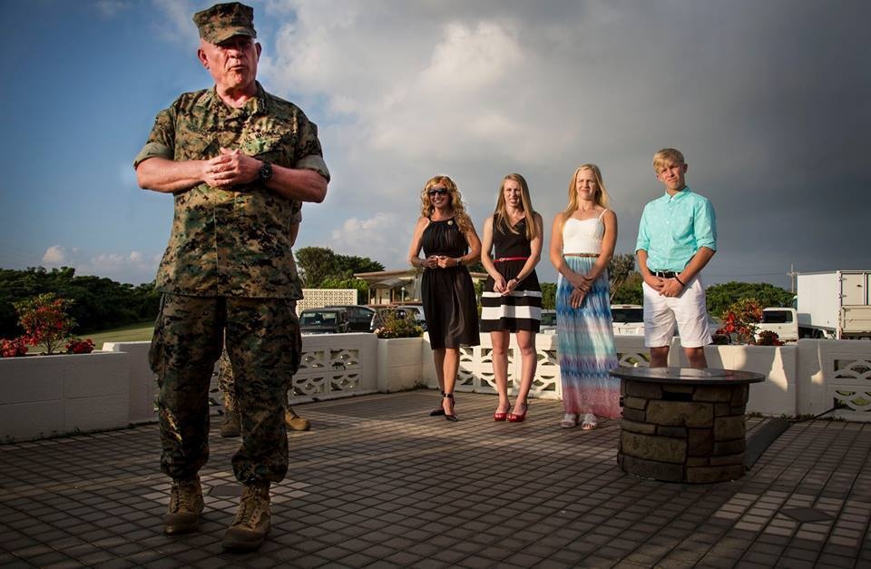 Maj. Gen. Weidley's promotion ceremony