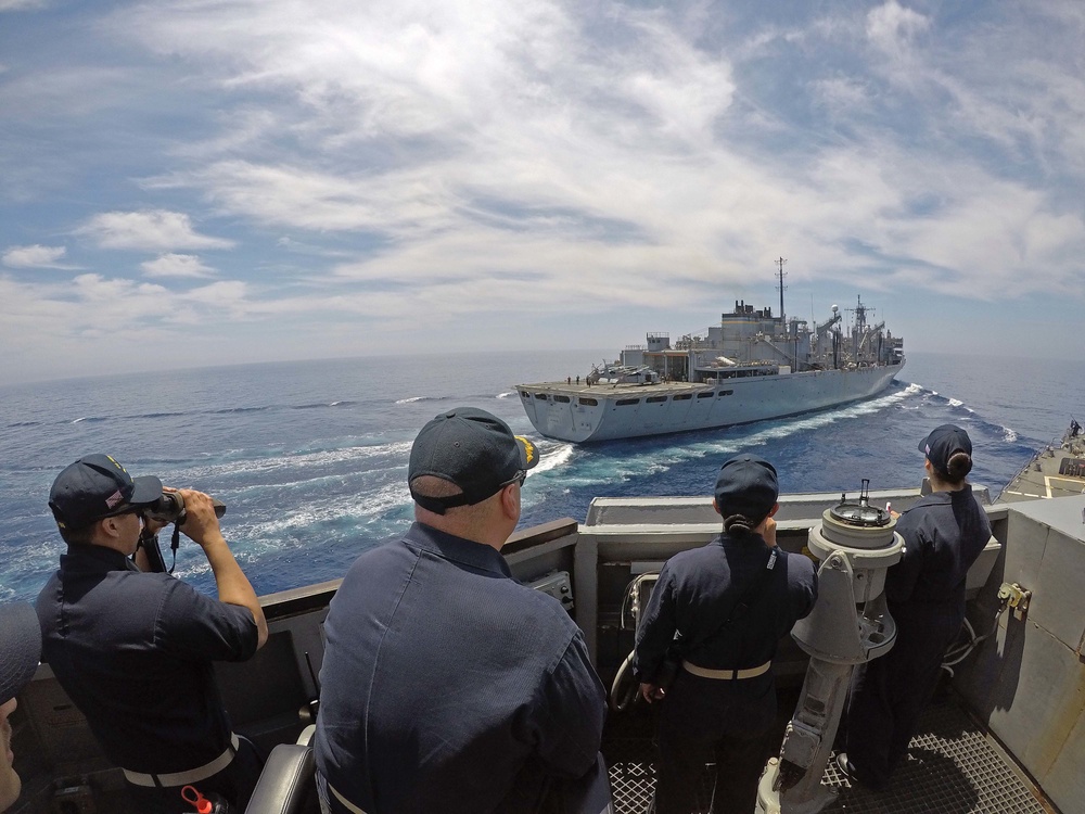 Forrest Sherman is currently deployed as part of the Harry S. Truman Carrier Strike Group. With USS Harry S. Truman (CVN 75) as the flagship, deployed strike group units include staffs, ships and aircraft of Carrier Strike Group Eight (CSG 8), Destroyer S