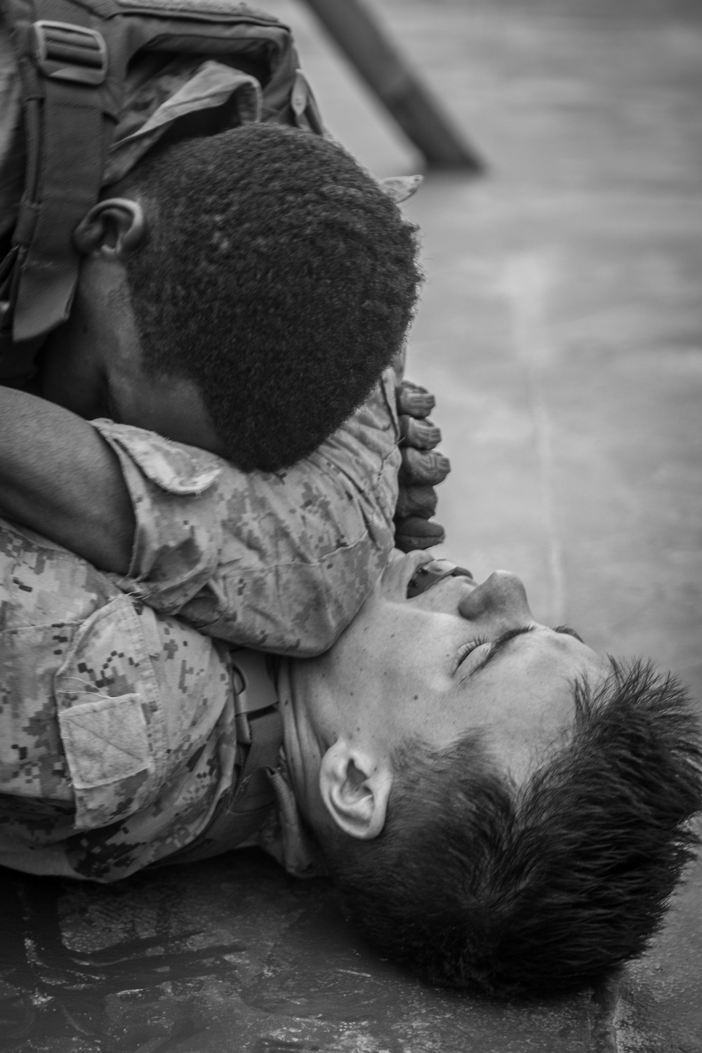 26th MEU, Fox Company, conducts Martial Arts Instructor course aboard the USS Oak Hill while underway