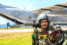 3rd MLG, 3rd Recon Marines drop a Polaris MRZR from C-130 for the first time