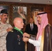 Maj.Gen. Frank Muth recieves the King Abdul Aziz Medal, First Order