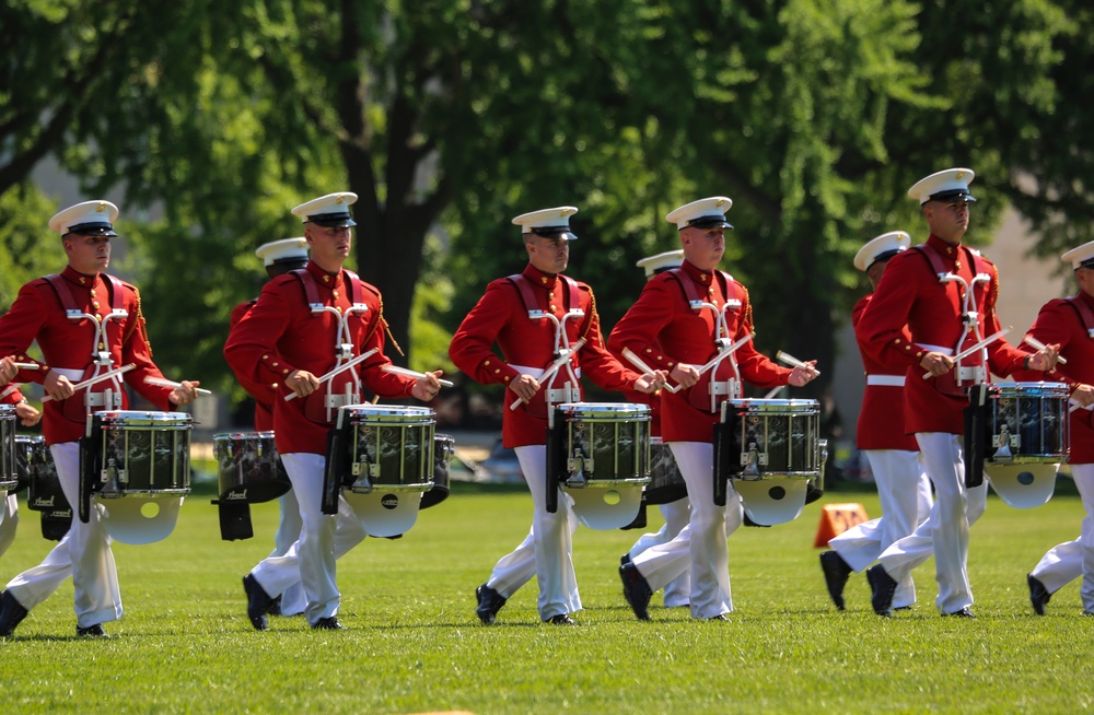 USNA Commissioning Week Battle Color Ceremony