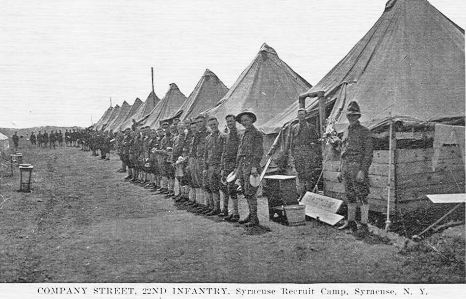 Central NY Mobilizes Troops at NYS Fairgrounds in WWI