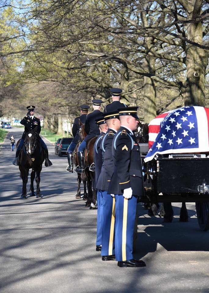 Army Air Forces 1st Lt. Robert E. Moessner Funeral