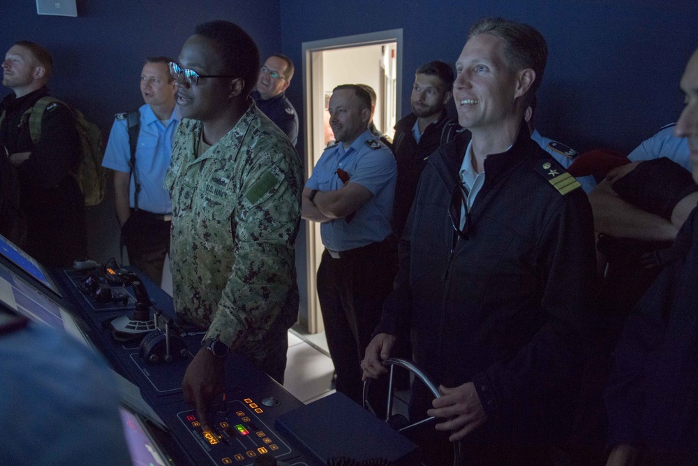 International General/Admiral Staff Officer Course students tour NSE