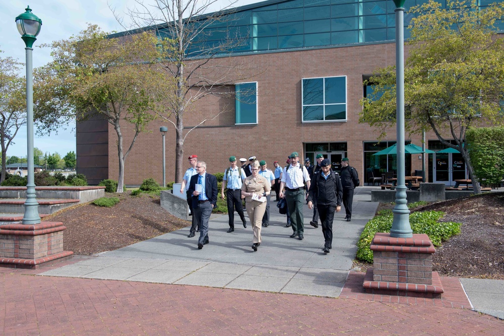 International General/Admiral Staff Officer Course students tour NSE