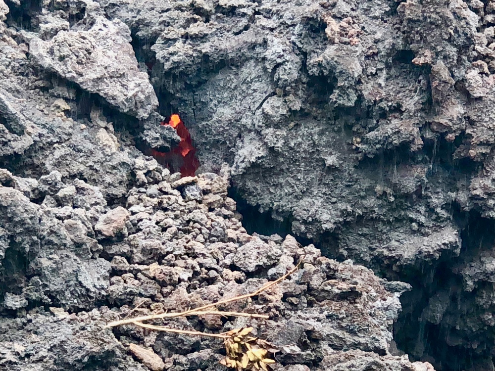 Lava up close