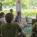 Army recruits embrace military team at RIA