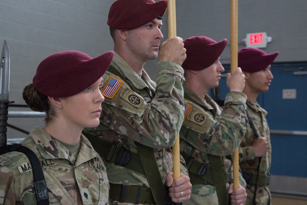 82nd Airborne Division Color Guard Competition