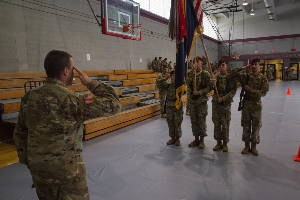 82nd Airborne Division Color Guard Competition