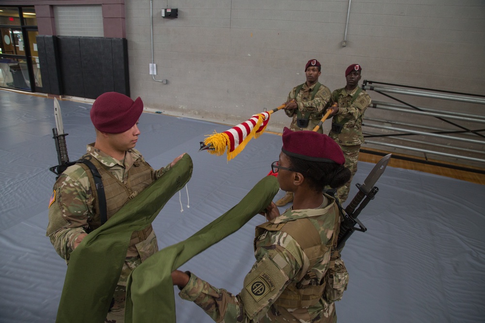 82nd Airborne Division Color Guard Competition