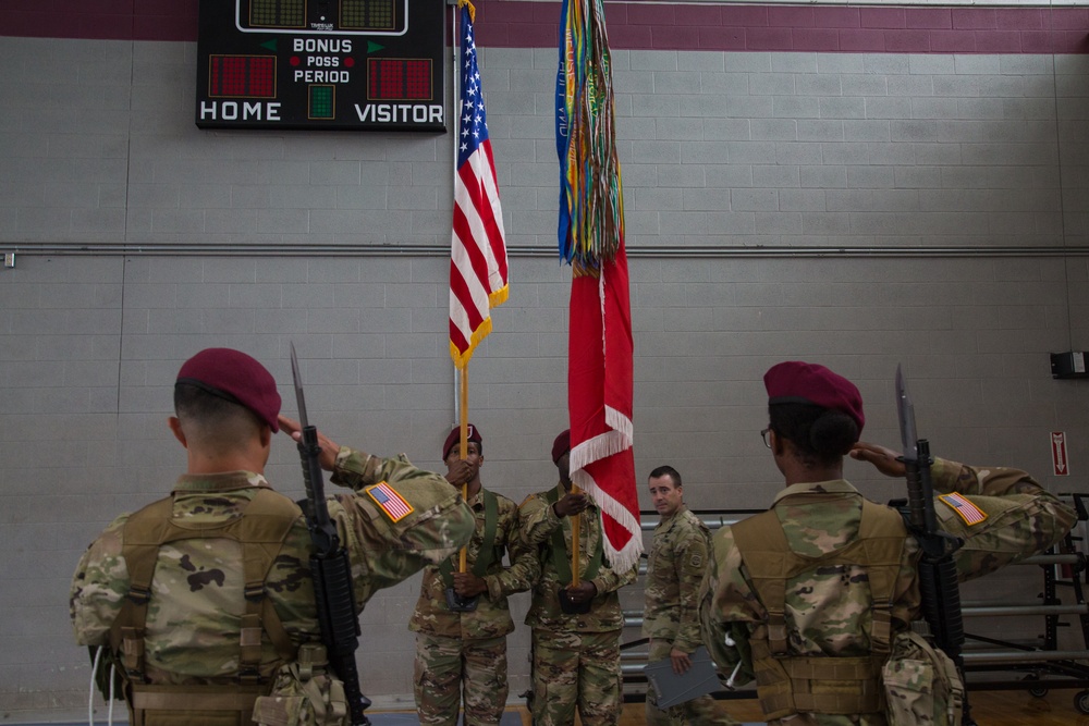 82nd Airborne Division Color Guard Competition