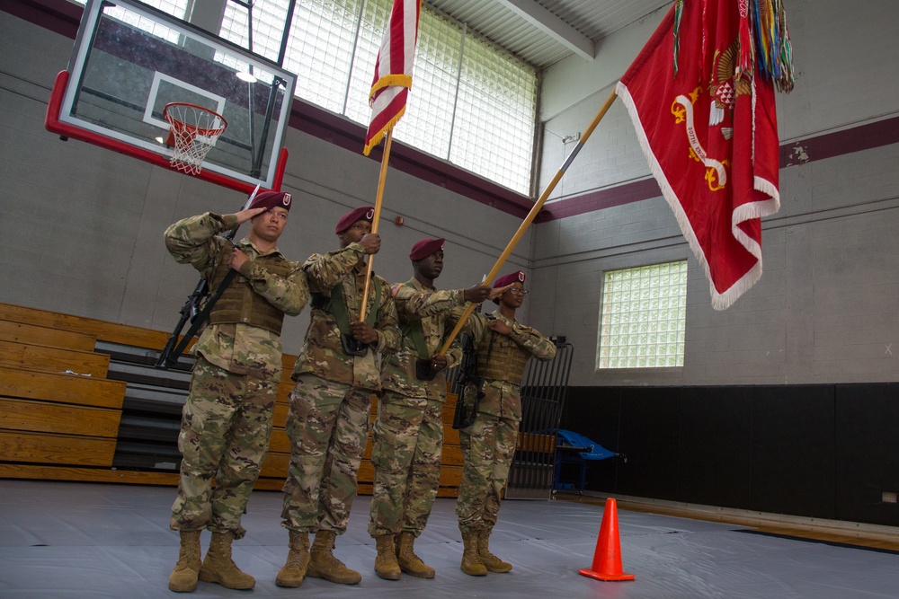 82nd Airborne Division Color Guard Competition