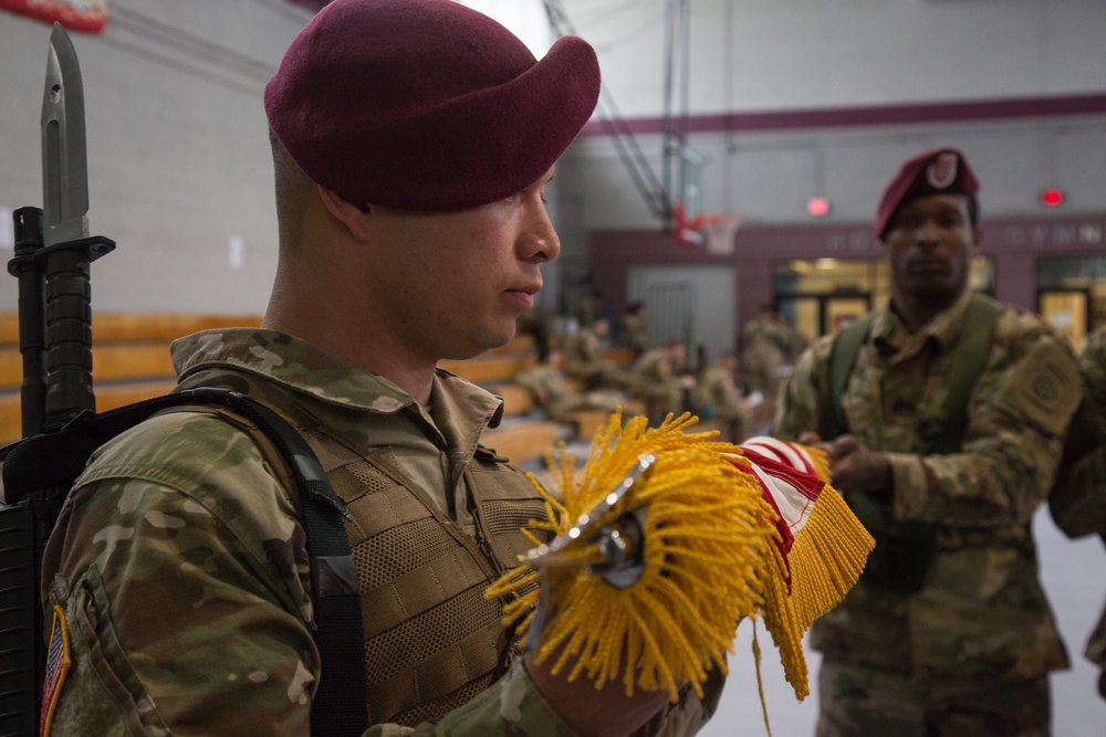 82nd Airborne Division Color Guard Competition