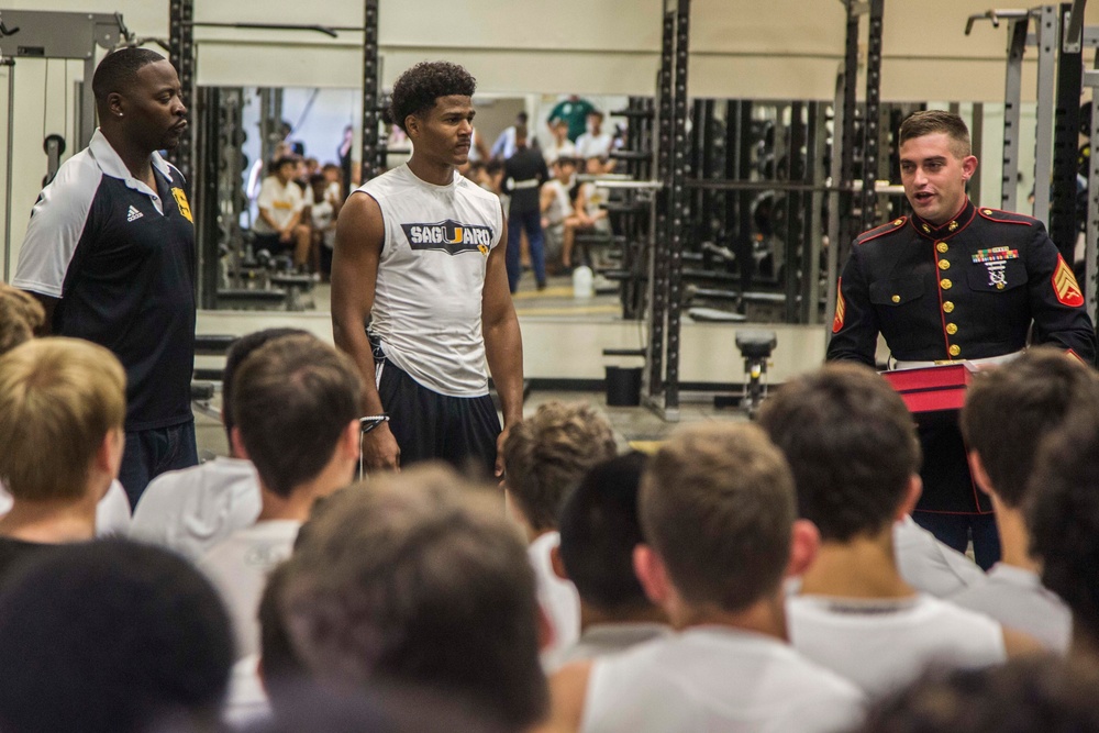 RS Phoenix presents Semper Fi All-American Award