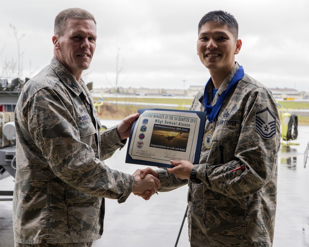 90th AMU wins 1st Quarter Wing Weapons Load Crew Competition