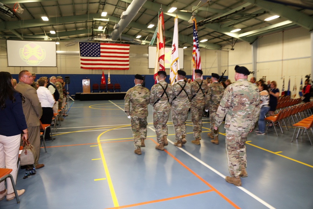 Color guard for 2018 Fort McCoy Garrison change of command ceremony