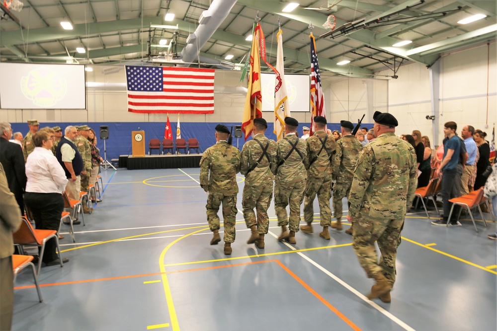 Color guard for 2018 Fort McCoy Garrison change of command ceremony