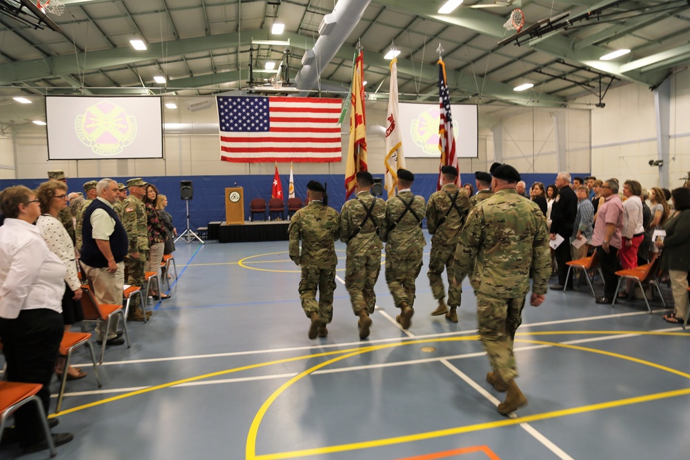 Color guard for 2018 Fort McCoy Garrison change of command ceremony