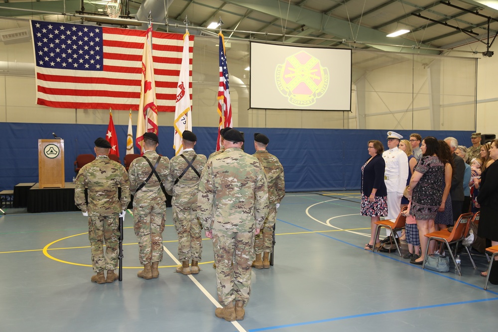 Color guard for 2018 Fort McCoy Garrison change of command ceremony