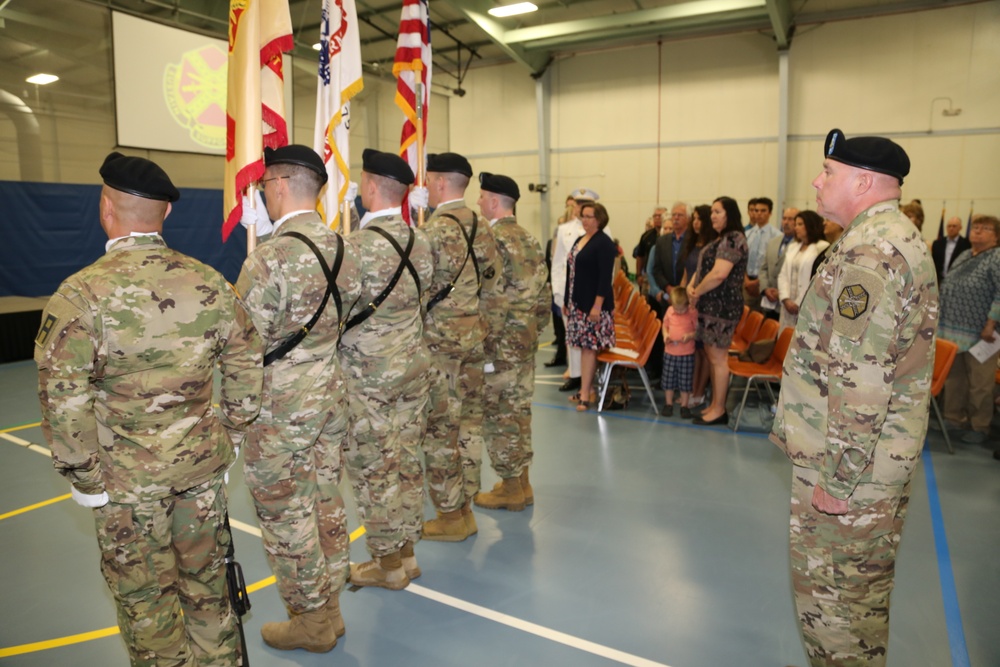 Color guard for 2018 Fort McCoy Garrison change of command ceremony