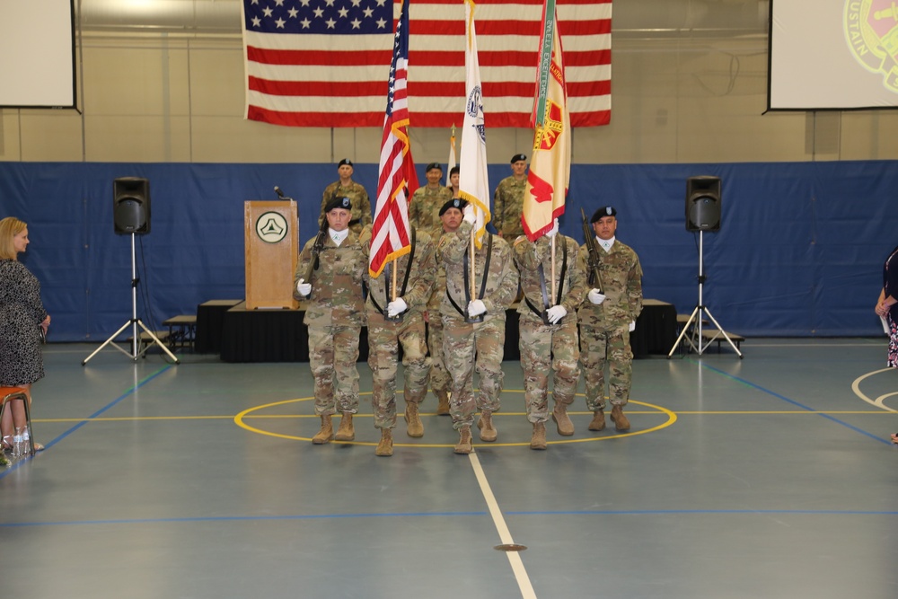 Color guard for 2018 Fort McCoy Garrison change of command ceremony