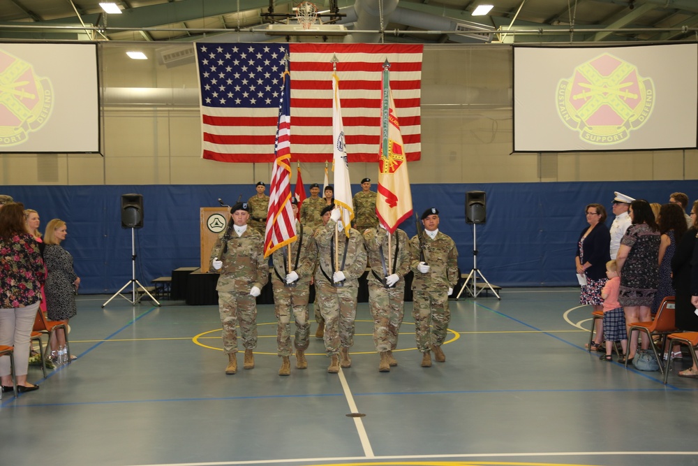 Color guard for 2018 Fort McCoy Garrison change of command ceremony