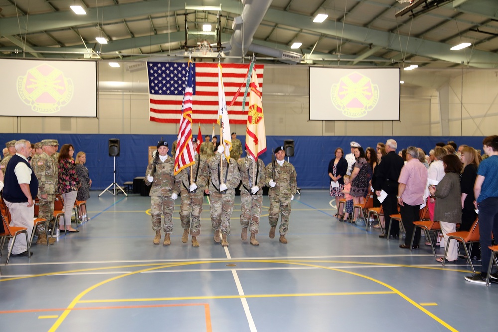 Color guard for 2018 Fort McCoy Garrison change of command ceremony