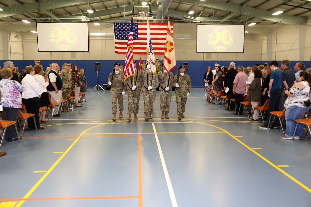 Color guard for 2018 Fort McCoy Garrison change of command ceremony