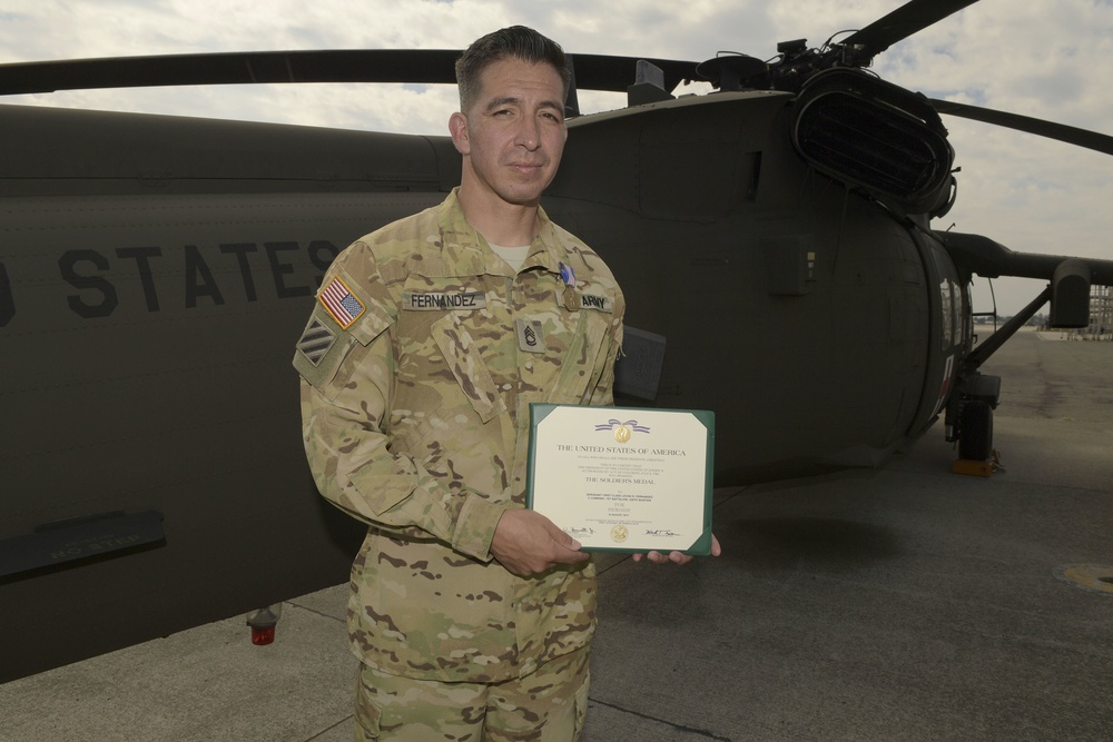 JTF-Bravo soldier receives medal for heroism in Honduras