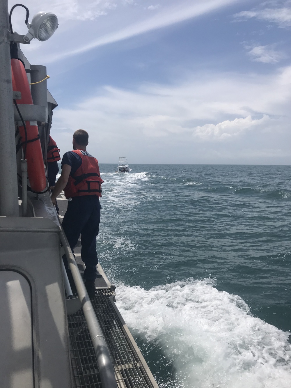Coast Guard, good Samaritan assist 3 aboard boat taking on water near Oregon Inlet, NC