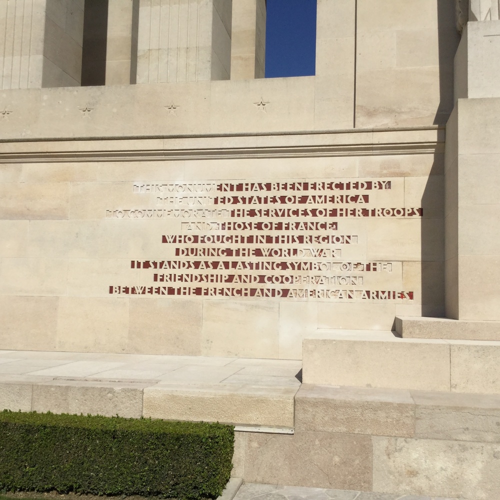 The Monument at Hill 204 Chateau-Thierry, France