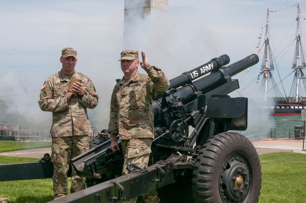 Mass. National Guard &amp; USS Constitution honor Vietnam Veterans