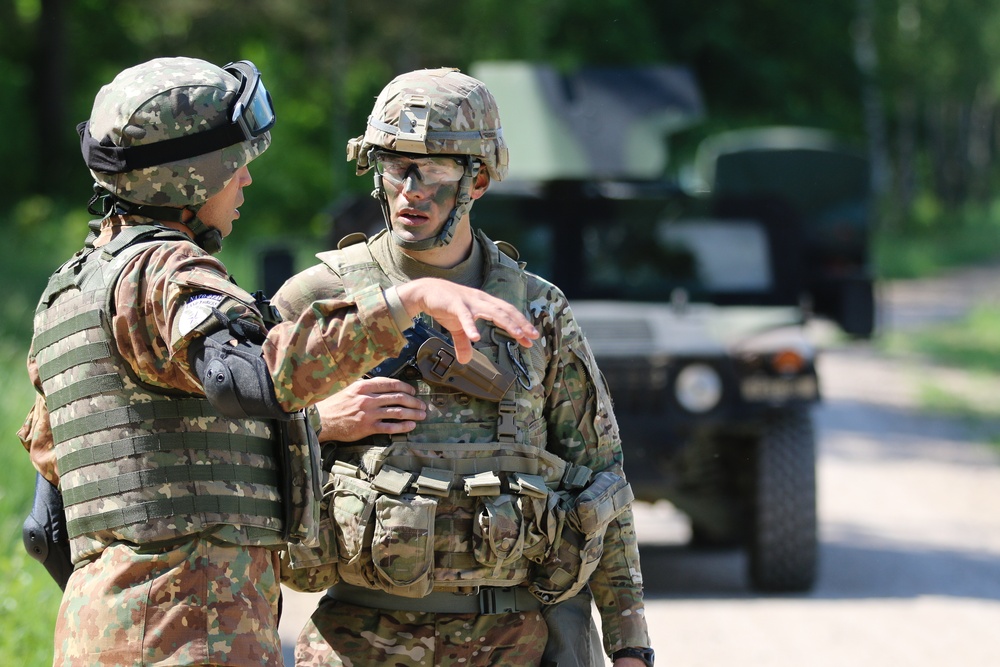 NATO Battle Group Poland builds interoperability During Exercise Bull Run V