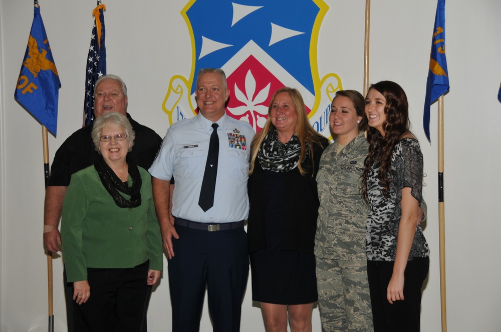 Chief Master Sgt. Ralph Chandler Pinning Ceremony