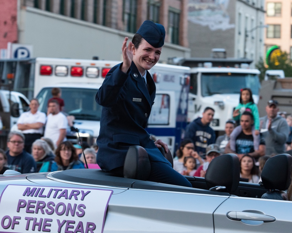 141st ARW honors fellow military members and community at 80th Annual Lilac Festival Armed Forces Torchlight Parade