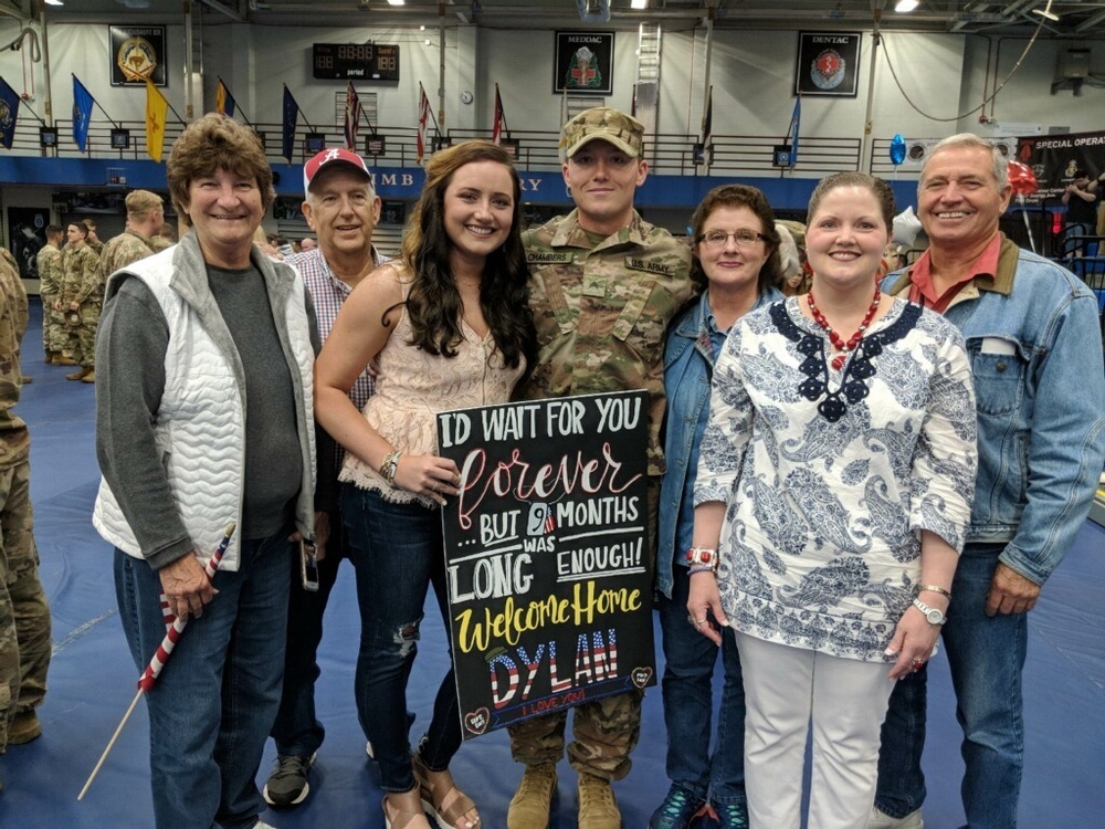 Soldiers from 1-87 Infantry return to Fort Drum after Afghanistan deployment