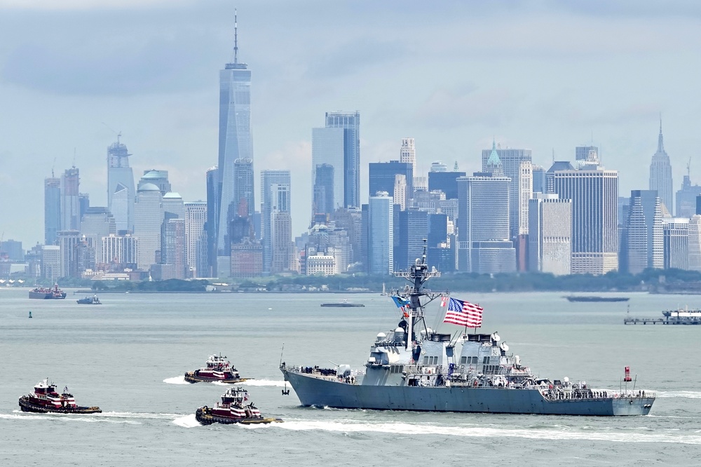 Maritime services participate in Fleet Week New York Parade of Ships 2018