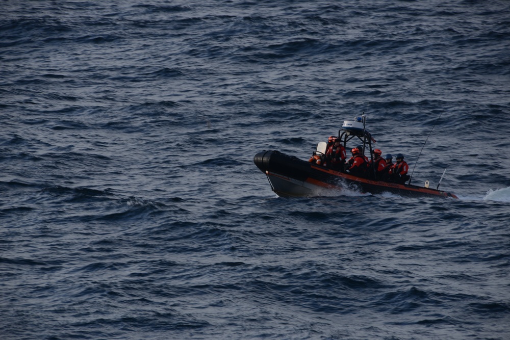 USCGC Mellon Alaskan patrol in the Bering Sea