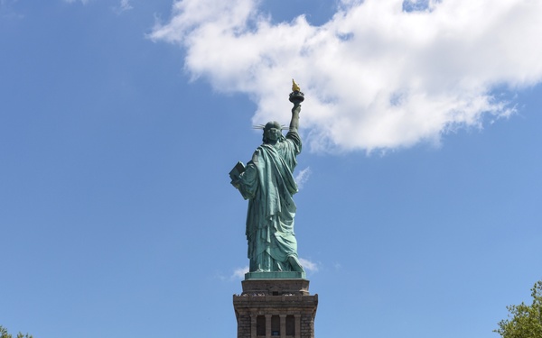 U.S. Coast Guard Silent Drill Team performs during Fleet Week New York 2018